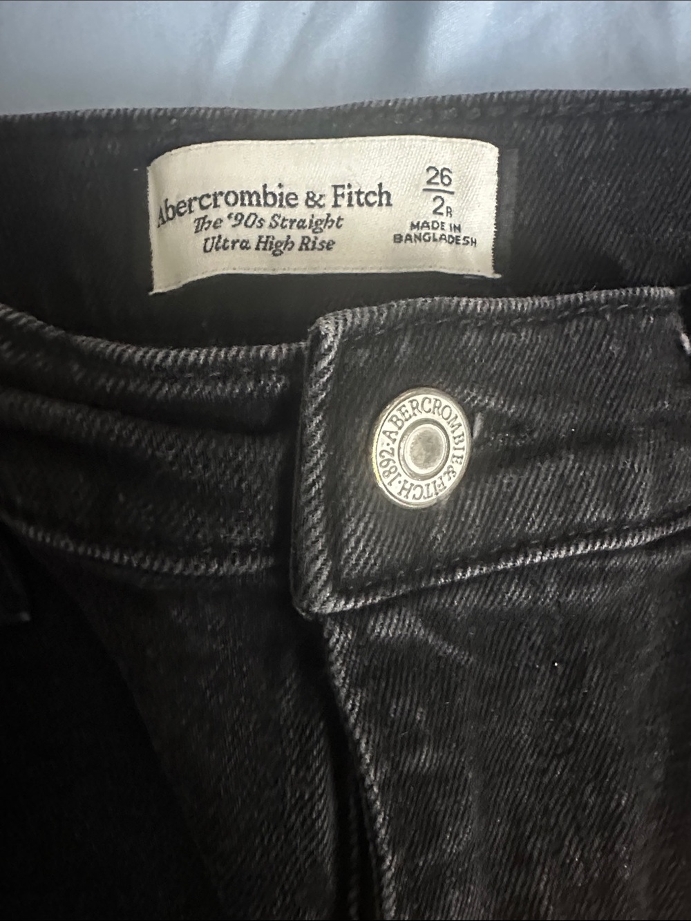 abercrombie and fitch straight ultra high rise - Picture 2 of 3